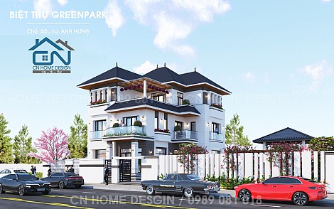 BIỆT THỰ ANH HƯNG - KĐT GREENPARK - MÓNG CÁI