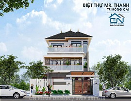 BIỆT THỰ PHỐ HIỆN ĐẠI 3 TẦNG - MR. THANH - MÓNG CÁI