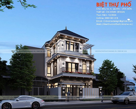 BIỆT THỰ PHỐ A QUÂN - VÂN ĐỒN - QUẢNG NINH